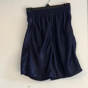 Navy blue athletic shorts
